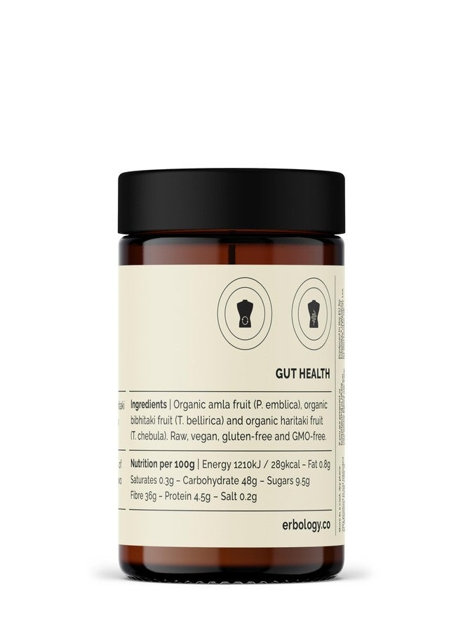 Erbology 100% Organic Triphala Powder 3.2 oz - 45 Servings - Ayurvedic Blend of Amla, Haritaki & Bibhitaki - Gut Health - Straight from Farm in India - Raw, Vegan and Gluten-Free - Non-GMO - Image 2