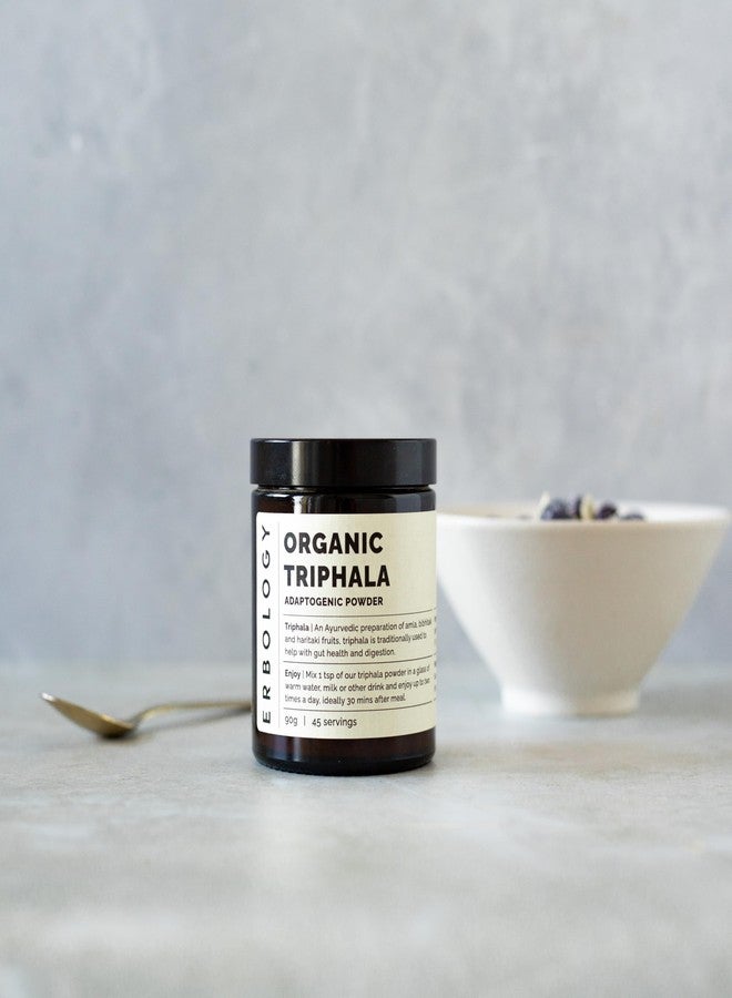 Erbology 100% Organic Triphala Powder 3.2 oz - 45 Servings - Ayurvedic Blend of Amla, Haritaki & Bibhitaki - Gut Health - Straight from Farm in India - Raw, Vegan and Gluten-Free - Non-GMO - Image 4