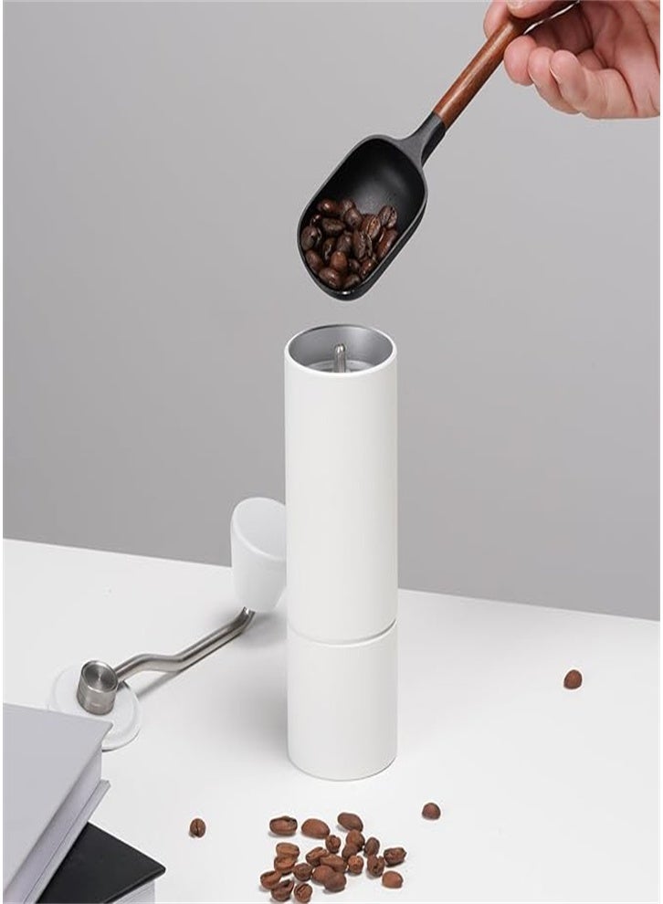 تايم مور مطحنة قهوة يدوية TIMEMORE C3S نسخة مطورة، قابلة للتعديل، مناسبة للسفر والتخييم والاستخدام المنزلي باللون الأبيض - Image 2