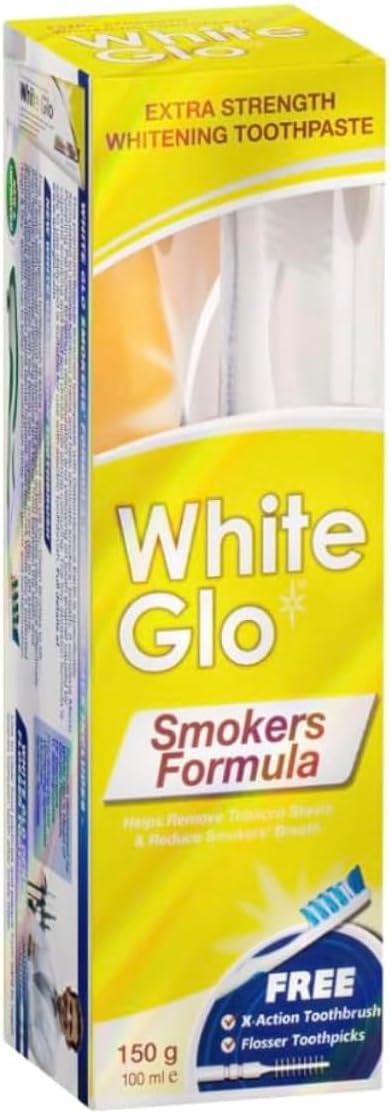 White Glo Smokers Formula Whitening Toothpaste Pack 150g Pack of 2 - Image 2