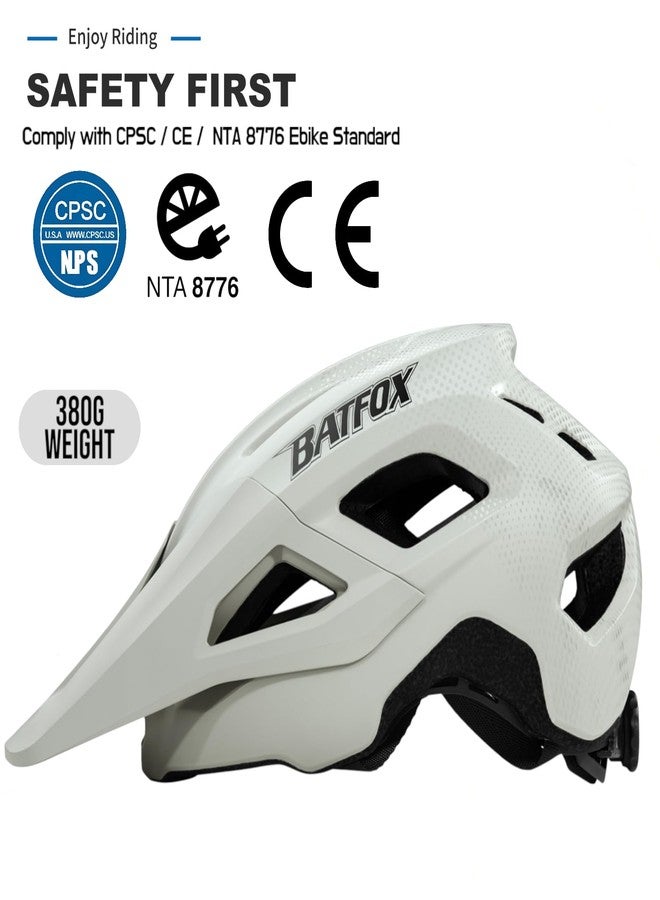 BATFOX Kids Bike Helmet for Boys Girls Ages 5-8 & 8-14, Adjustable 48-56cm Youth Helmet with Visor, Multi-Sport Lightweight for Cycling Scooter Skating Skateboard (Khaki, Small) - Image 2