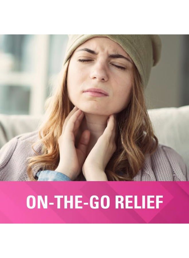 Chloraseptic Sore Throat Lozenges + Cough, Wild Cherry, 15 ct (Pack of 6) - Image 5