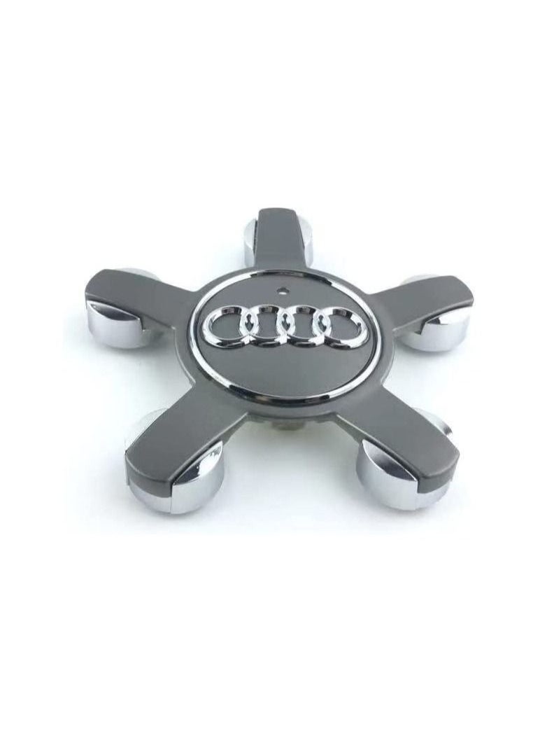 Generic - 4pcs 135mm/5.31inch fit for Audi Wheel Center Caps,5 Lug Rim Center Hub Caps - Image 1