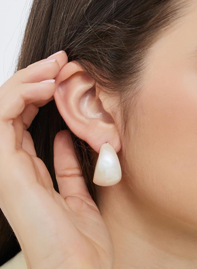 ستايلي مجموعة من 3 - أقراط مُنمقة بلؤلؤ صناعي - Image 2