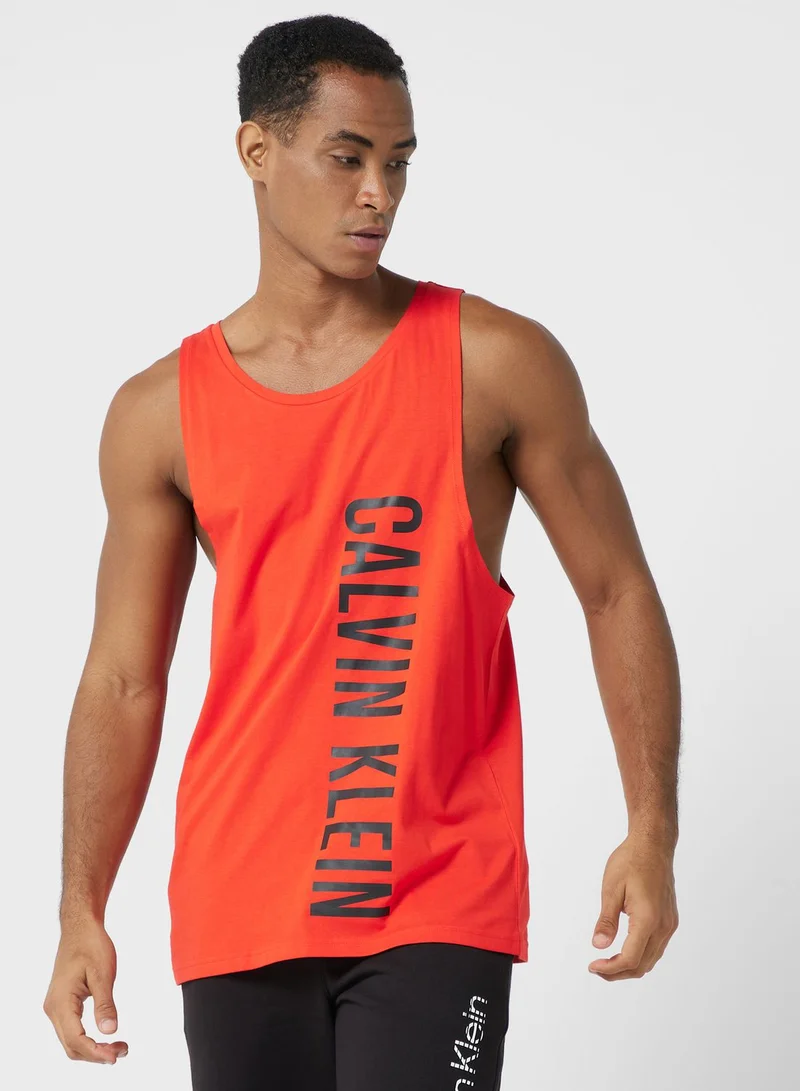 CALVIN KLEIN Logo Crew Neck Vest