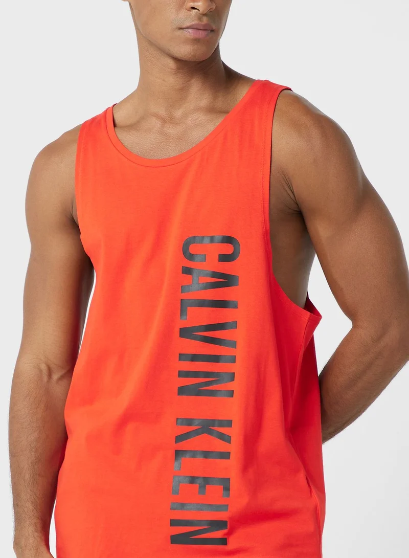 CALVIN KLEIN Logo Crew Neck Vest