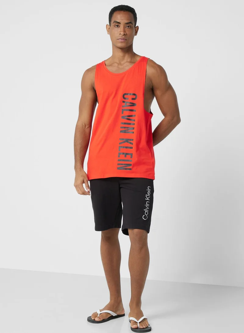 CALVIN KLEIN Logo Crew Neck Vest