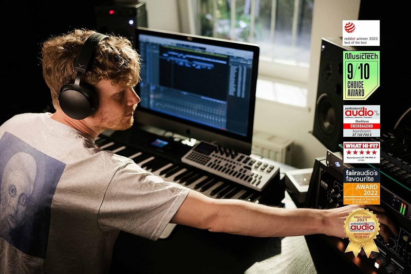 Beyer Dynamic Beyerdynamic DT 700 PRO X Closed Back Premium Studio Headphones - Wired, Black - Image 4