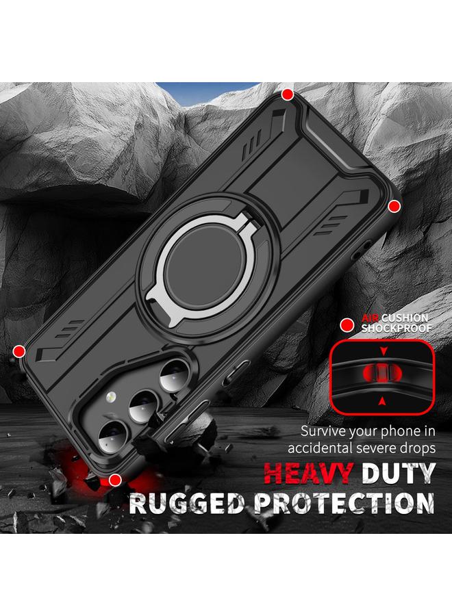 S-TOP Case For Samsung Galaxy S22 5G Rotating Ring Holder Magnetic MagSafe Phone Case - Image 2