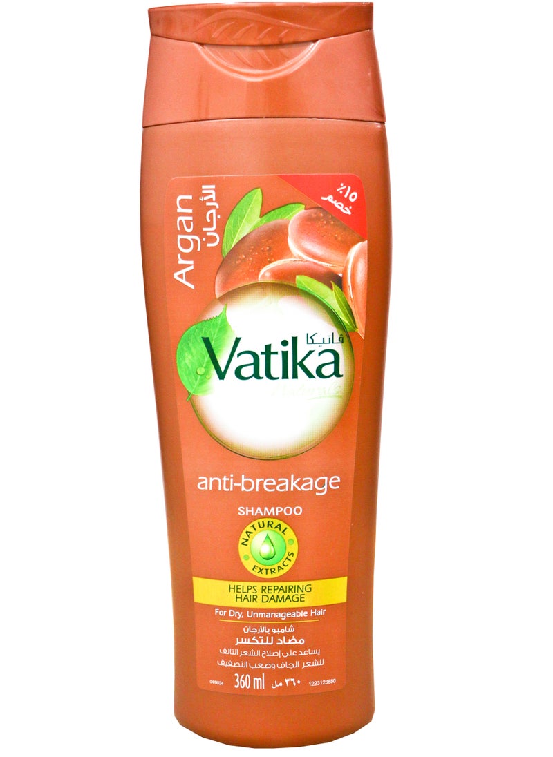 VATIKA Dabur Vatika  Anti Breakage Shampoo Argan 360Ml  - Image 1