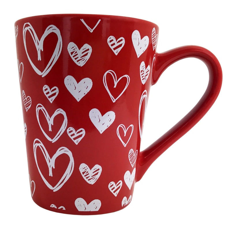 KINREX Best Mom Ever Mug – Valentines Day Gifts Mothers Day Gifts Coffee Cup for Women, Mother, Grandmother, Parent, Gift for Christmas, Birthday, Thanksgiving, Red, 12 oz. Novelty Tea Cups - Image 3