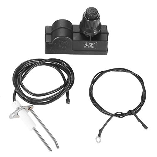Lemfema Fire Pit Ignitor Push Button Ignition Kit with 2 Outlets, Ground Wire for Fire Pit Gas Burner System, AAA Type - Image 1