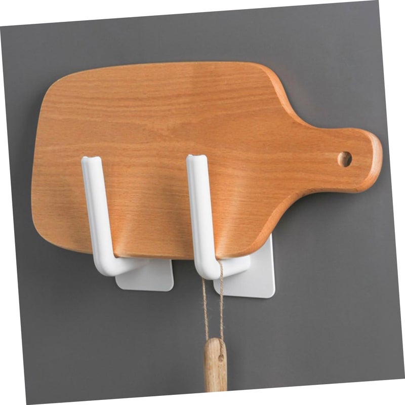 3 Pack Self Adhesive Wall Hooks No Drill Storage Strong Hold For Towels Bathroom Accessories - Image 3