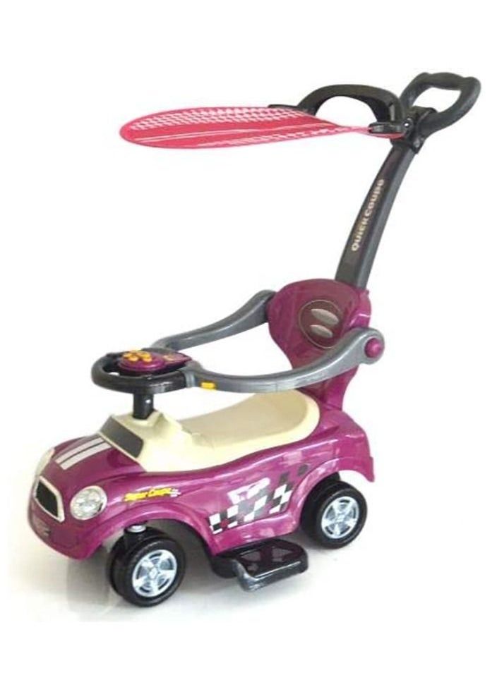 FACTUAL TOYS Factual Toys - Sunshine Canpoy Coupe Pusher Car - Purple  - Image 4