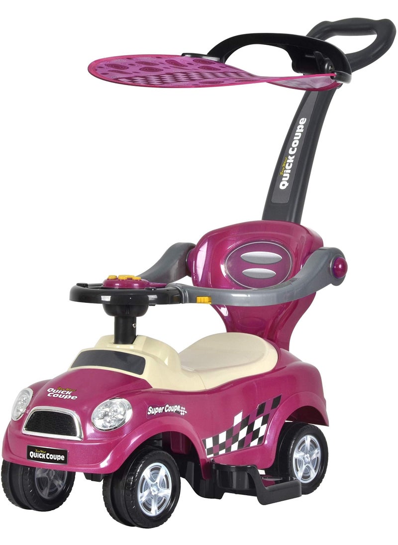 FACTUAL TOYS Factual Toys - Sunshine Canpoy Coupe Pusher Car - Purple  - Image 1