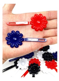 TARA Tara Girls Self Hinge Plastic Bow Hair Barrettes Selection (BR83)  - Image 4
