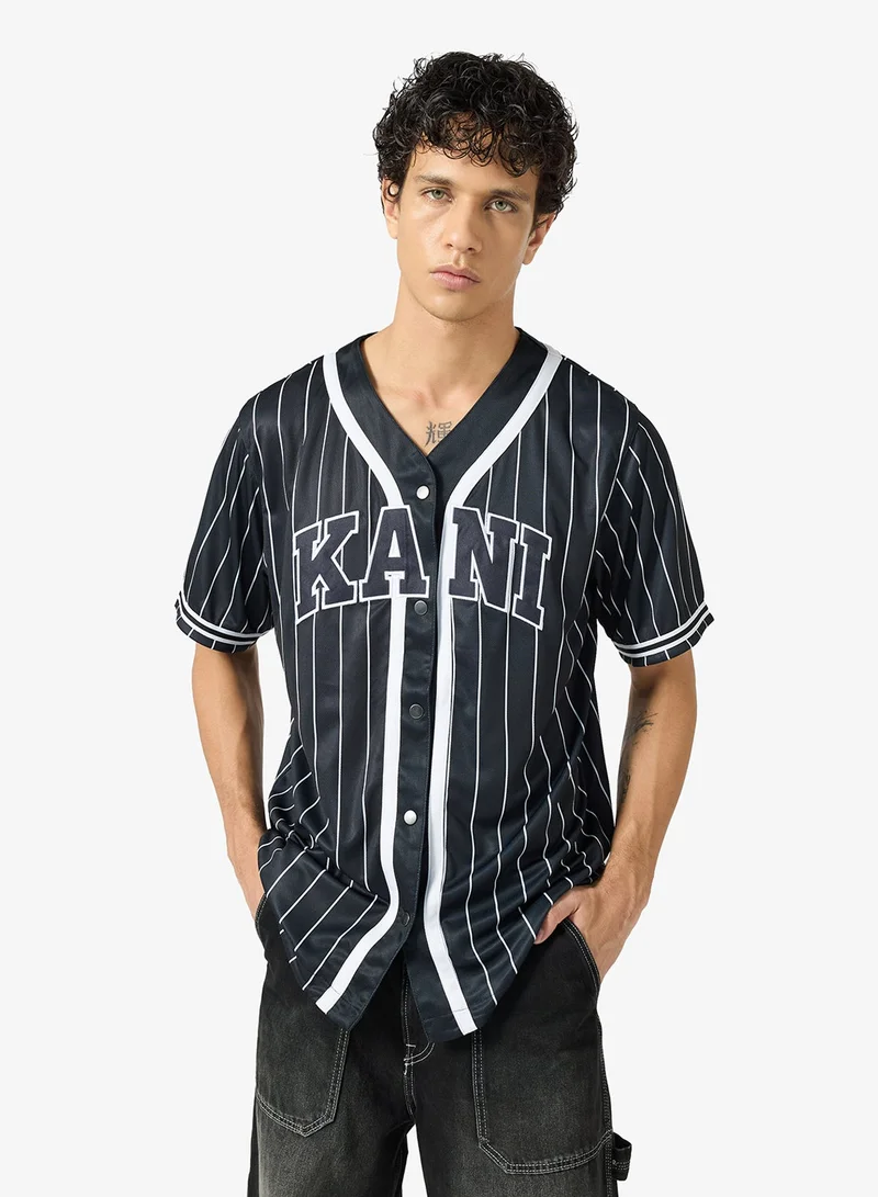 كارل كاني قميص بيسبول بخطوط رفيعة من كيه كيه سيرف