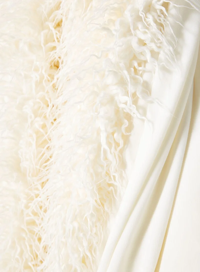 Anthropologie Home Makura Faux Fur Throw