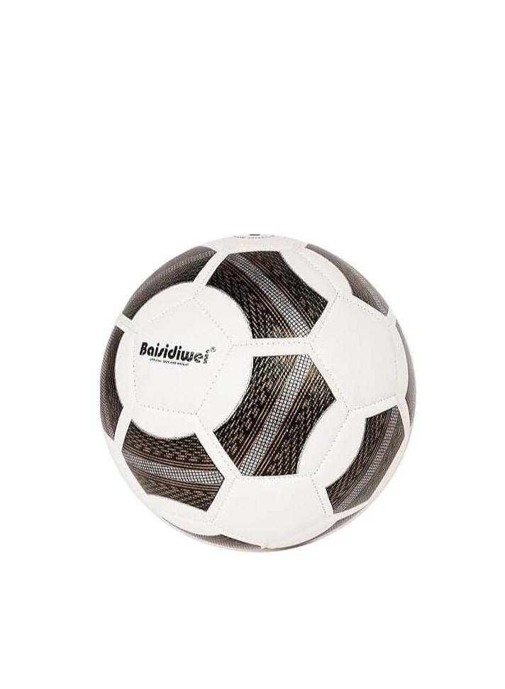 Football Size No 5 Outdoor Playing Game Soccer Team Match for Kids and Adults Sports Fun Game (Color May Vary) - Image 1