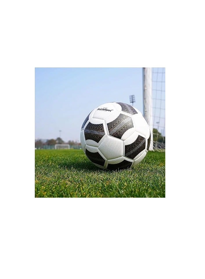 Football Size No 5 Outdoor Playing Game Soccer Team Match for Kids and Adults Sports Fun Game (Color May Vary) - Image 2