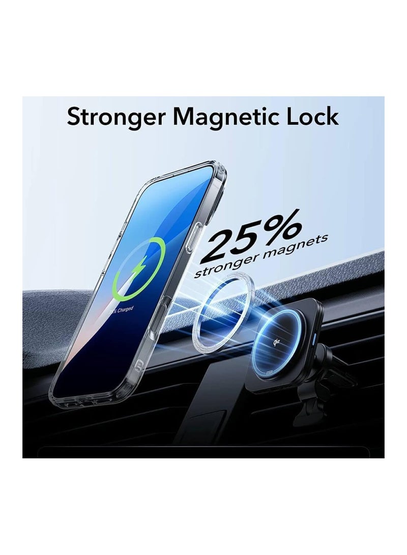 اي اس ار حافظة ESR كلاسيك مع حامل HaloLock MagSafe لهاتف آبل آيفون 16 برو (شفافة) - Image 4