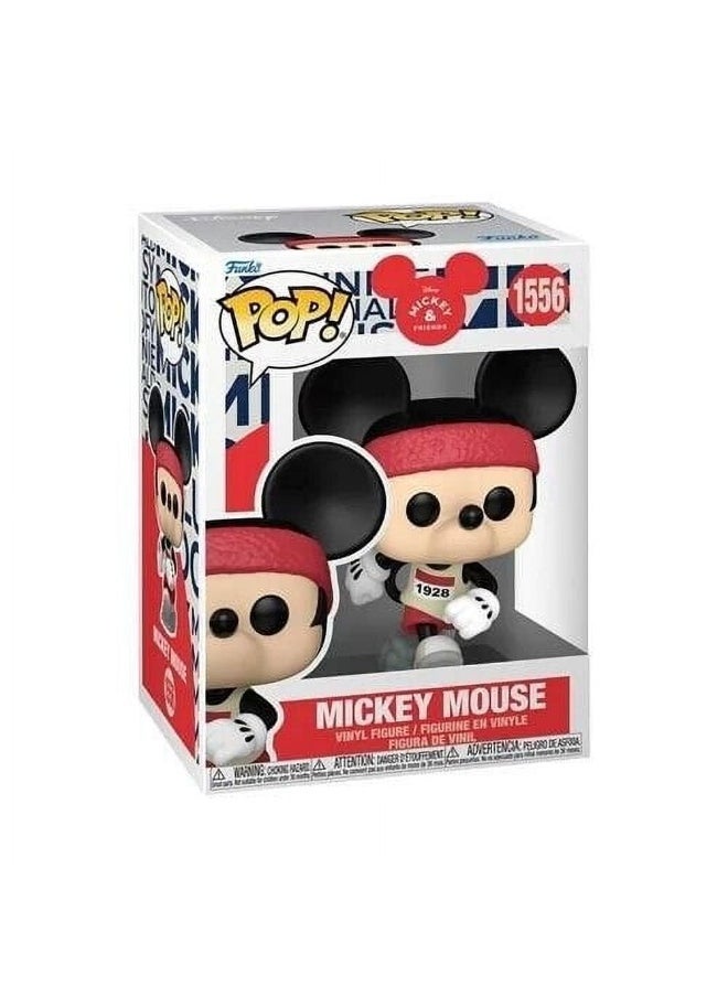 Funko - Funko POP! Disney Mickey & Friends Mickey Mouse in Marathon Outfit Vinyl Figure (9.4 cm) - Image 1