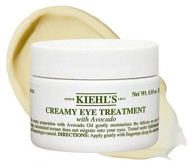كييلز كريم كريمي للعناية بالعين مع الأفوكادو 28 جرام، يحتوي على فيتامين أ وزيت الأفوكادو والأحماض الدهنية لترطيب البشرة وتقليل مظهر الانتفاخ والخطوط الدقيقة، ويكشف عن منطقة العين ذات المظهر الأكثر حيوية. - Image 1