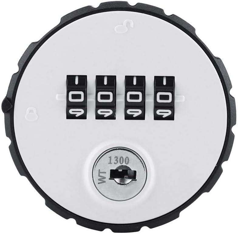 Aramox Digital Door LockDigital Zinc Alloy Code Combination Cam Cabinet Convenient Password Lock with Keys36mm - Image 4