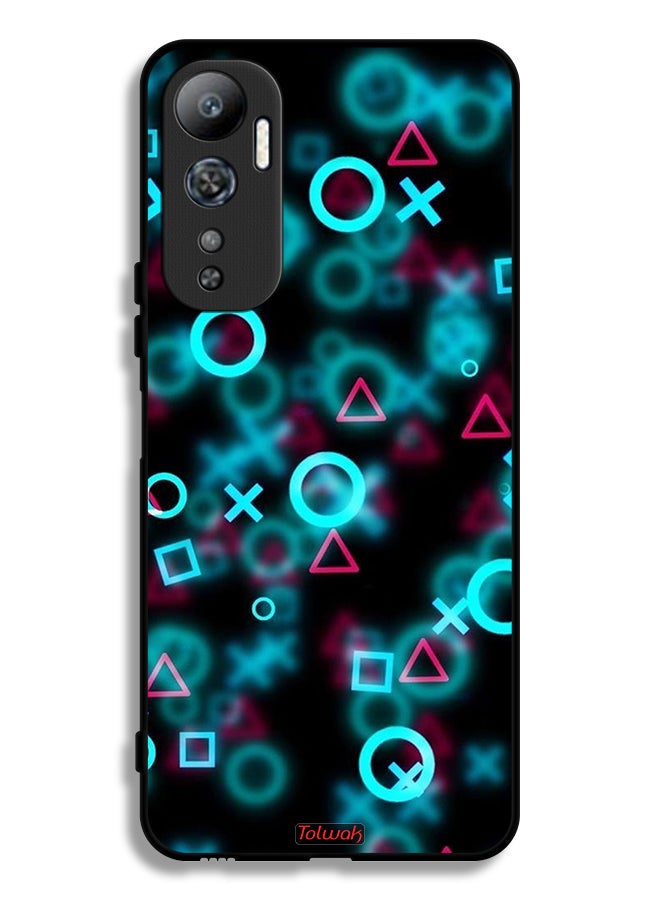 Tolwak Infinix Hot 20 4G Protective Case Cover Squid Game Icons Small - Image 2