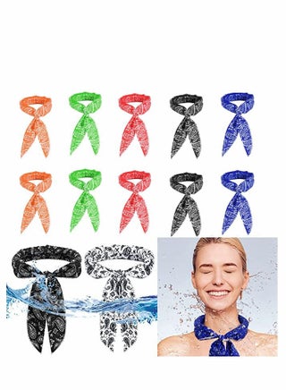 Cooling Scarf Bandana Cold, Neck Wrap for Hot Weather Summer Ice Cool Coolers Collar Headband Women Men Heat Outdoor Activities Accessories - pzsku/ZFF1801037A508C20704CZ/45/_/1663412424/e2750d0e-ea1f-43a4-b820-0a1729f66cee