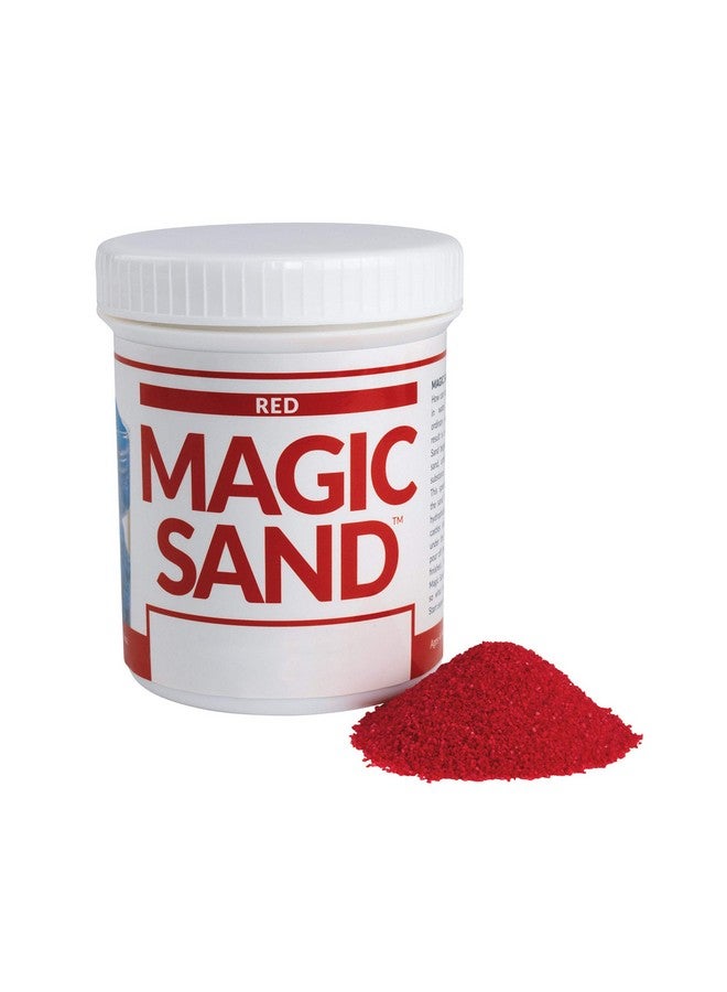 Steve Spangler Science Steve Spangler Science Magic Sand, 227g, Red - Colored Play Sand That Never Gets Wet, Exciting STEM Activity, Learn and Teach About Water Molecules for Home and Classroom Use  - Image 1