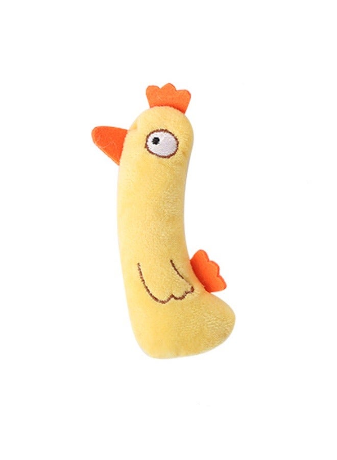 Quack-Quack Duck Dog Toy, Classic Duck Dog Squeak Toy, Stuffed Duck Dog Toy With Squeaker, Dog Stuffed Animals Chew Toy, Training And Interactive Play Teething Toys For Dogs (Yellow)