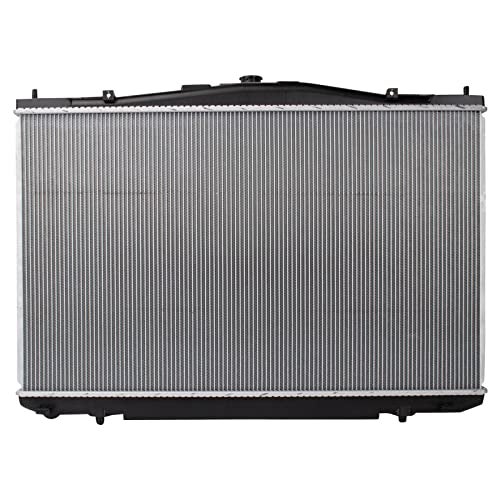 TRQ Radiator Assembly Aluminum Core Compatible with 17-20 Toyota Sienna CU13663 TO3010360 - Image 2