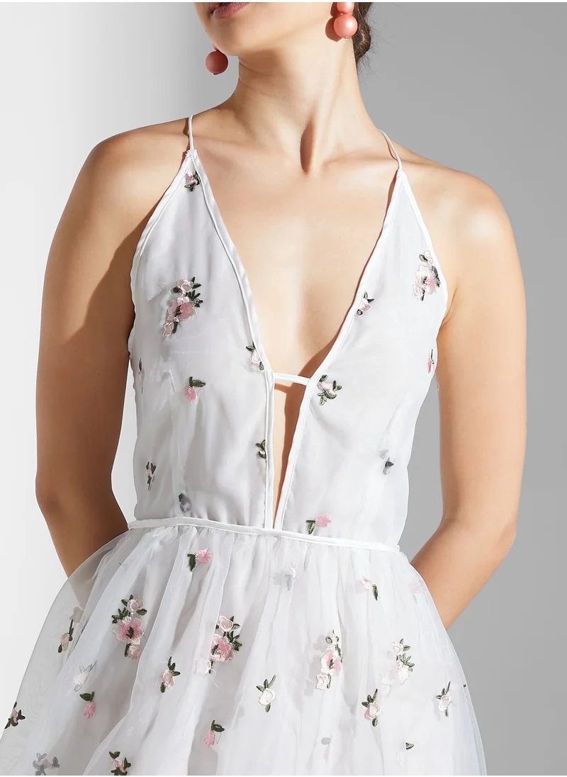True Decadence Embroidery Detail Dress
