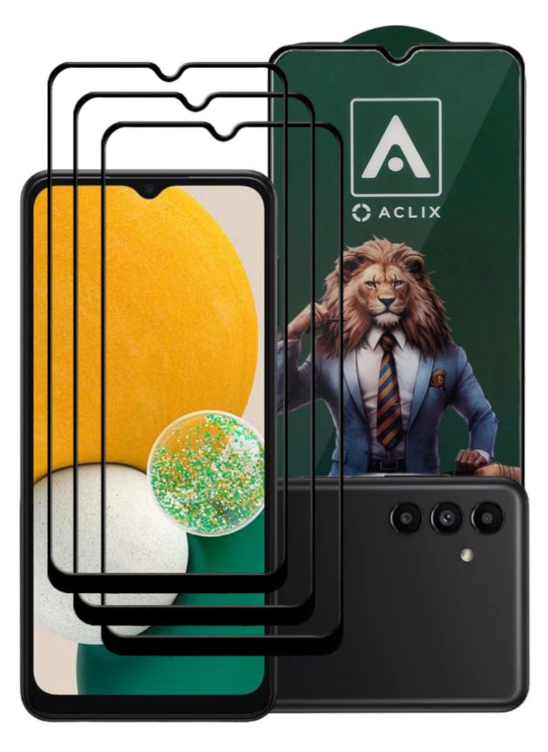 ACLIX 3 Pieces Antistatic ESD Dustproof Premium Quality High Definition Tempered Glass Screen Protector Designed For Samsung Galaxy A13 5G - Image 1