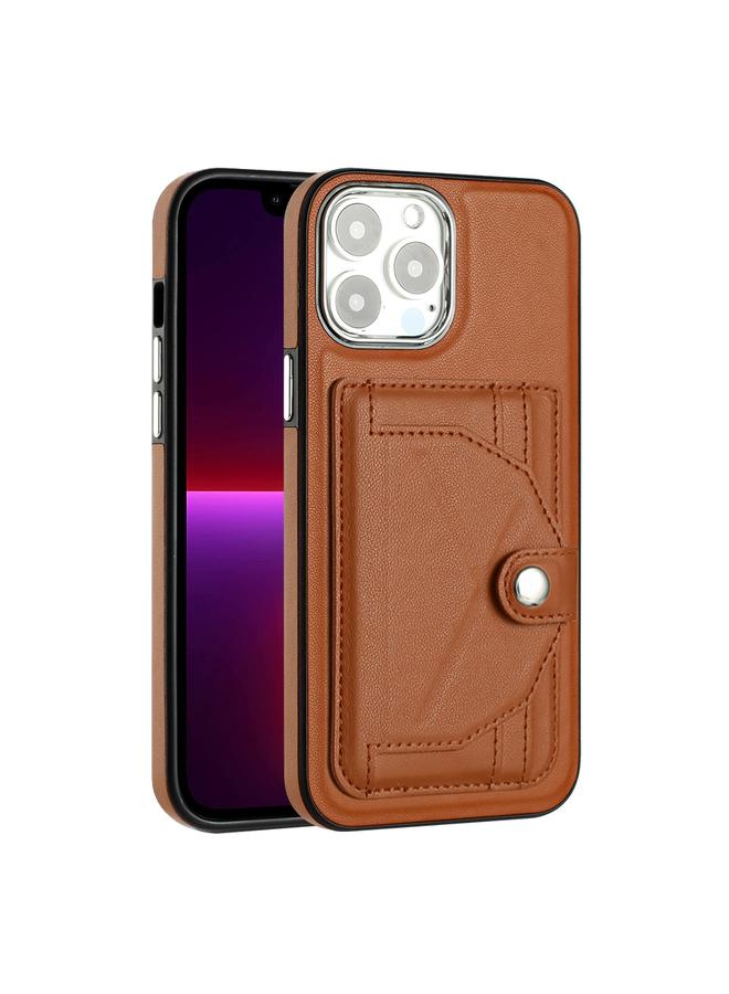 S-TOP Case For iPhone 15 Pro Max Shockproof Leather Phone Case with Card Holder - Image 2