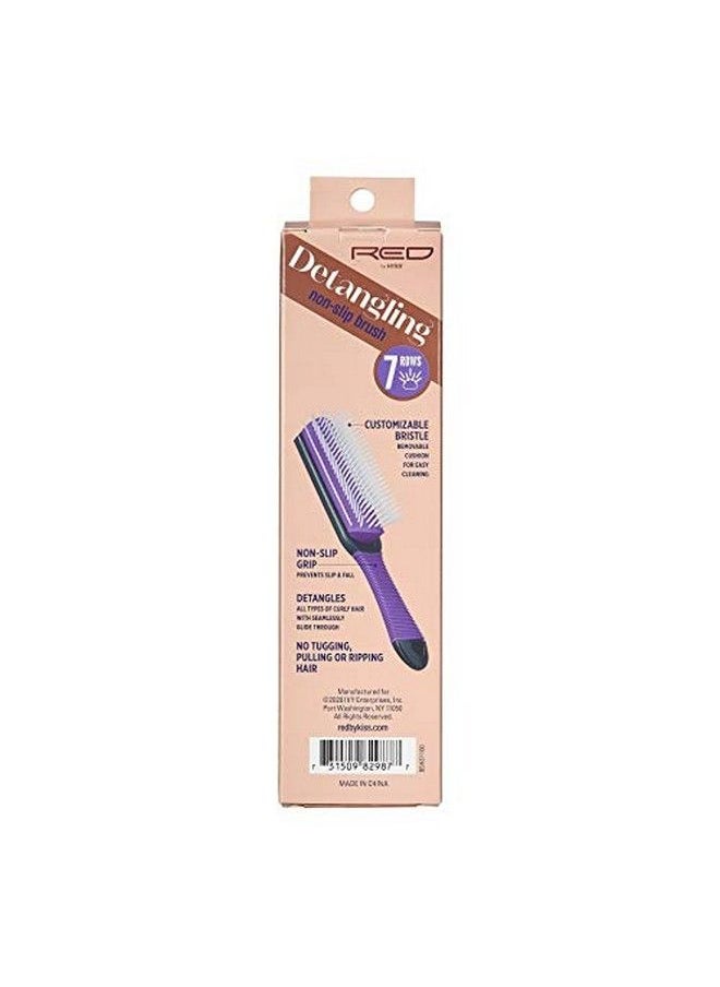 Red by Kiss Detangling Nonslip Brush (7 Rows)  - Image 4