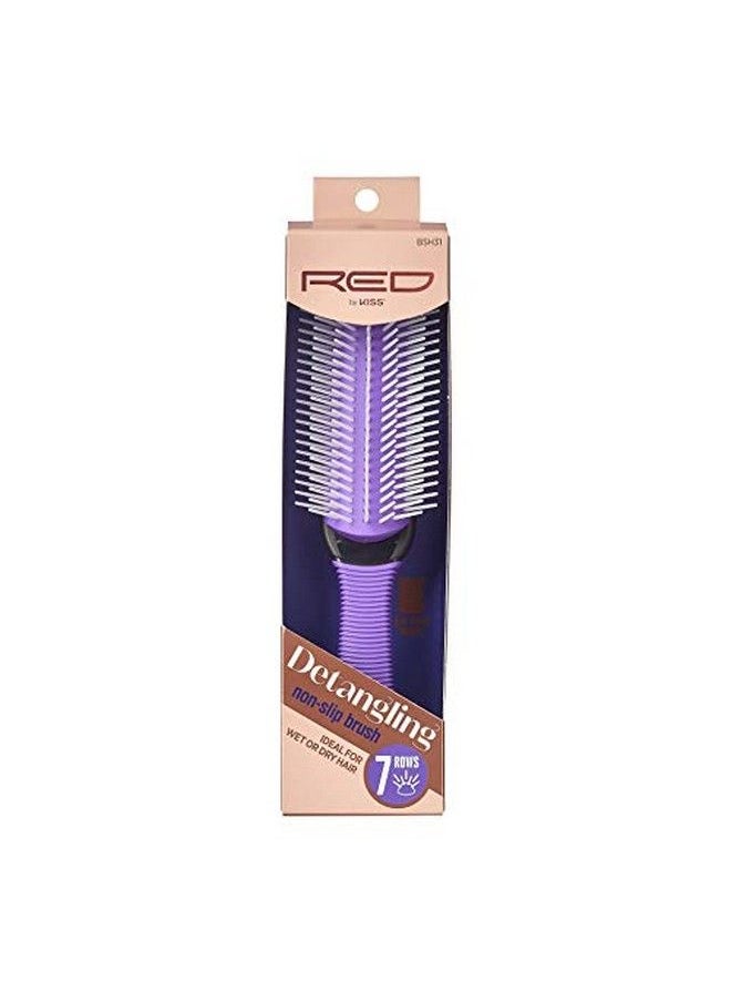 Red by Kiss Detangling Nonslip Brush (7 Rows)  - Image 1