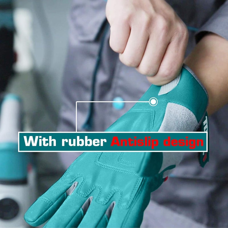 TOTAL Total Mr Light Rubber Mechanic Gloves (Multicolour, Pack of 1) - Image 3