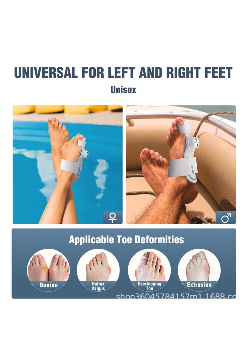 general Foot Care Bunion Corrector Hallux Valgus Orthotics Big Toe Toe Homing Linters Adjustable Bunion Pads with 3 Angles Fixing Plate - Image 3