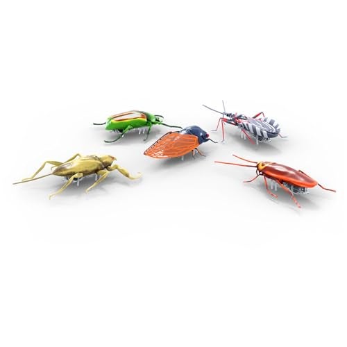 HEX BOTS Nano Real Bugs 5-Pack, Fake Insect Toy Figures, Sensory Toys for Kids & Cats, Robot Toys for Boys & Girls Aged 3 & Up - Image 2