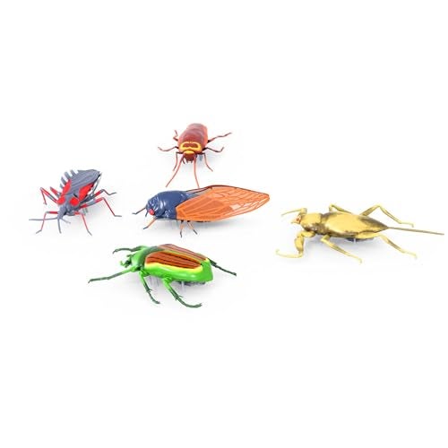 HEX BOTS Nano Real Bugs 5-Pack, Fake Insect Toy Figures, Sensory Toys for Kids & Cats, Robot Toys for Boys & Girls Aged 3 & Up - Image 4