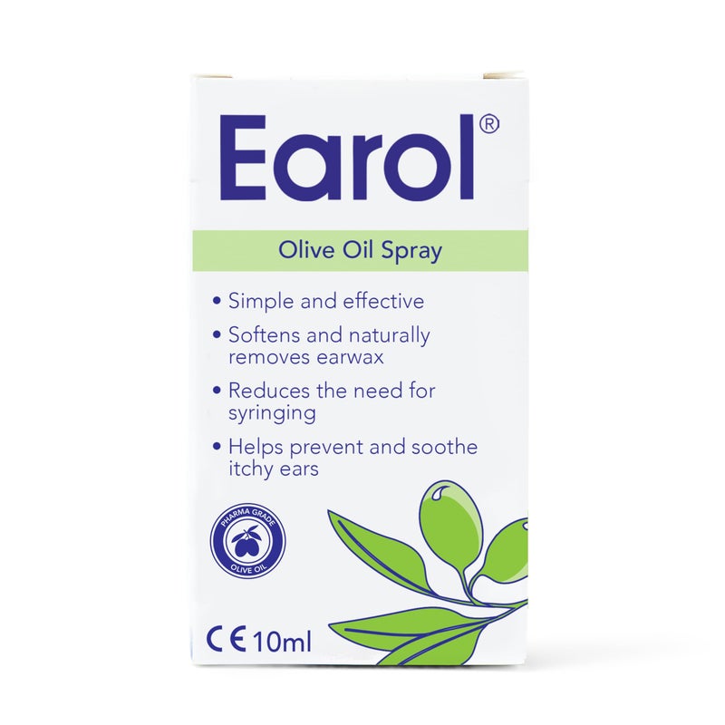 Earol Olive Oil Natural Ear Wax Softener Naturally Removing Effective Spray - Image 1