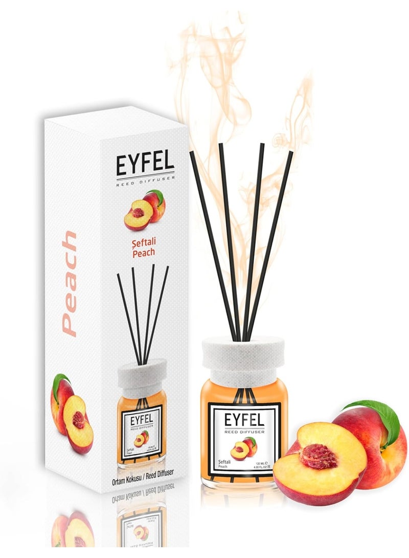 EYFEL Eyfel Eau De Parfum Reed Diffuser - PEACH 120ML - Image 1