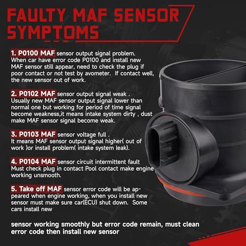 TSSLIIN Mass Air Flow Sensor Meter Assembly for-Kia Sedona Amanti Borrego Magentis Optima Rondo for-Hyundai Sonata Santa Fe Azera Entourage Genesis Veracruz 28164-3C100 - Image 3