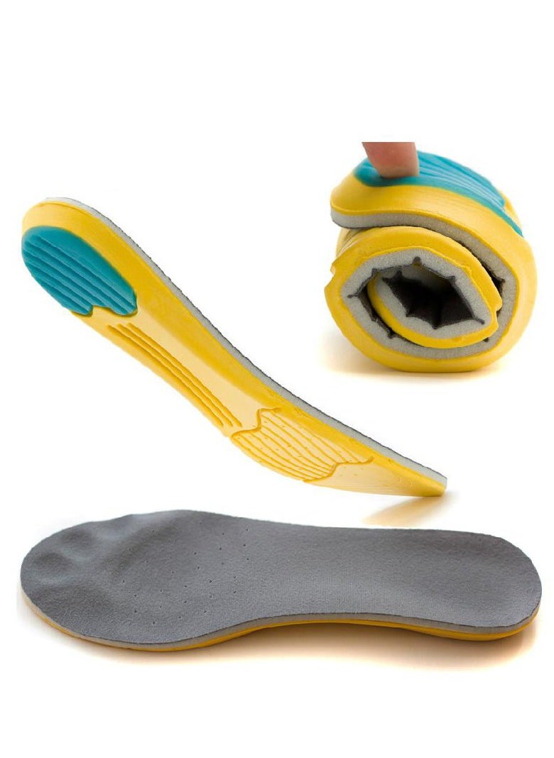 Generic Memory Foam Insoles with Arch Support, Shock Absorption, and Breathable Design - Sizes37- 4041-44  45-48  - Image 1