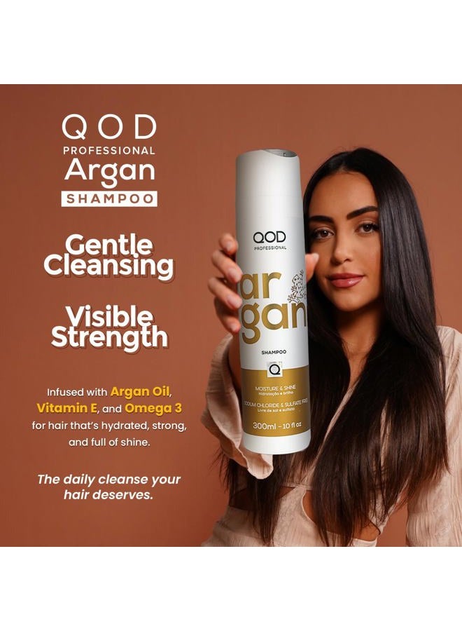 QOD New Pro Shampoo Argan 300ML/10 FL OZ - Image 3