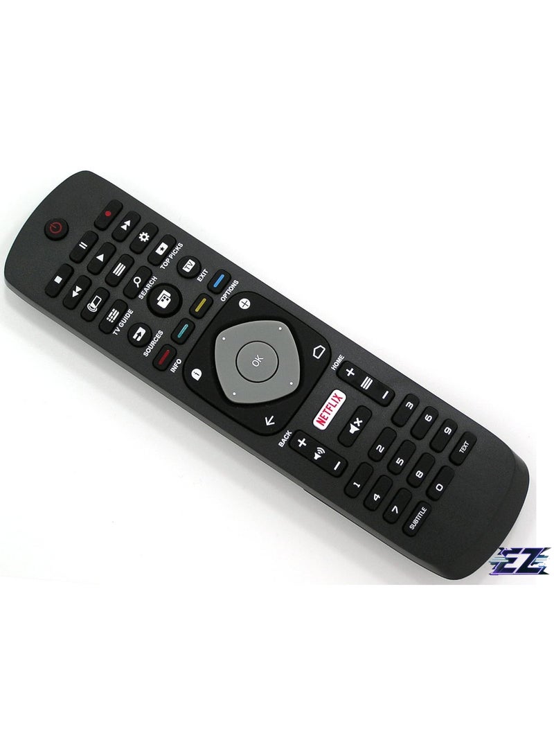 ELTRAZONE Replacement Remote Control for Philips TV 55PUS6272 55PUS6272/12 55PUS6401 55PUS6401/12 55PUS6401/60 55PUS6412 with battery - Image 2