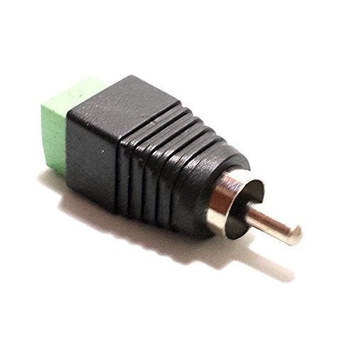 Liimevvon Lemoy 10-Pack Phono RCA Male and Female Plug to AV Screw Terminal Audio/Video Connector Adapter (5 Male & 5 Female) - Image 3