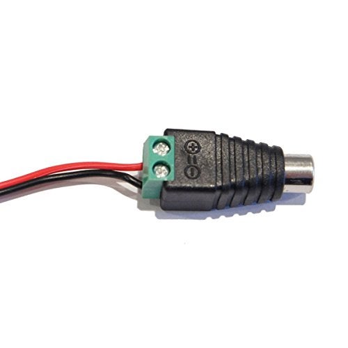Liimevvon Lemoy 10-Pack Phono RCA Male and Female Plug to AV Screw Terminal Audio/Video Connector Adapter (5 Male & 5 Female) - Image 4